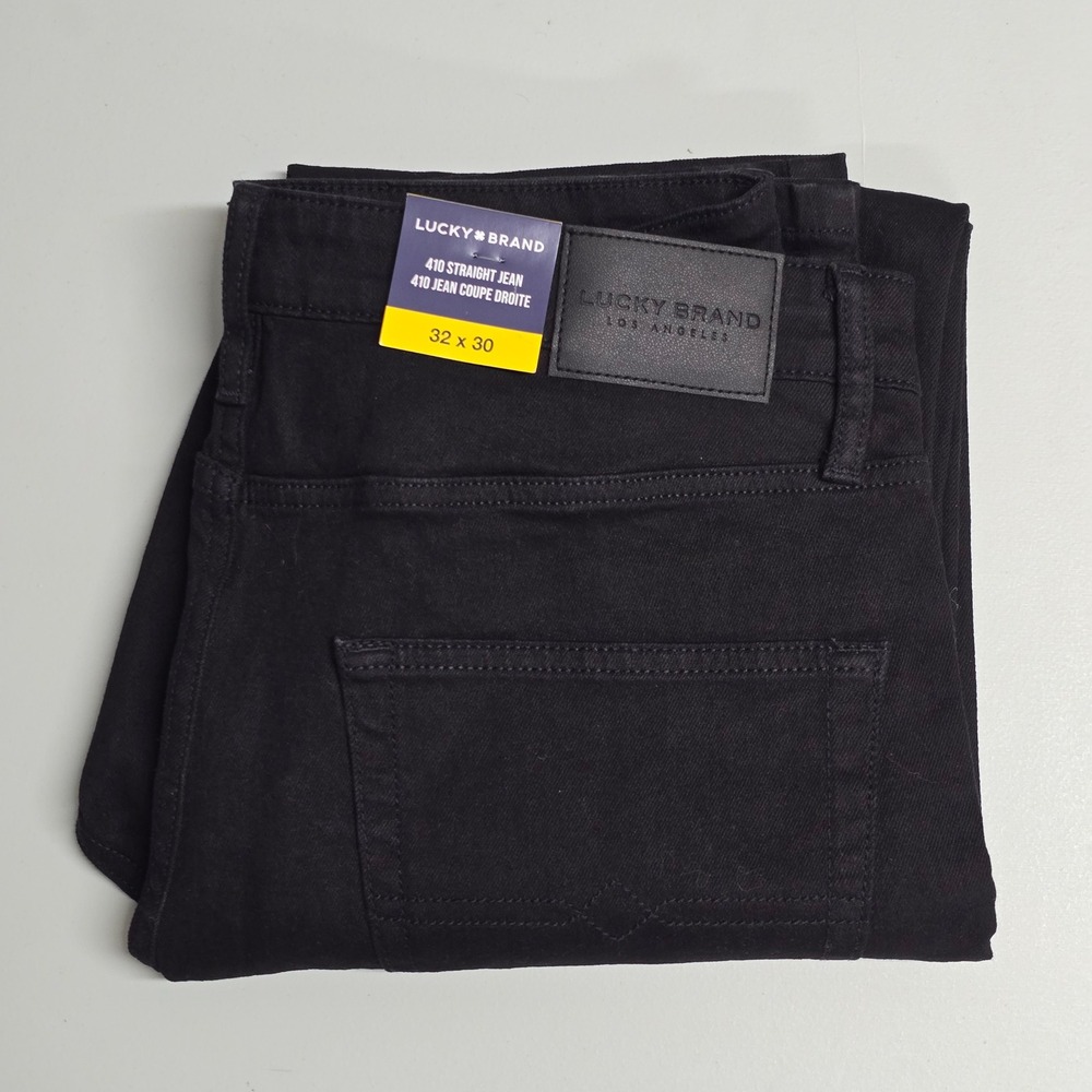 Lucky Brand‎ 410 Straight Jeans Men's 32x30 Black Denim Pants